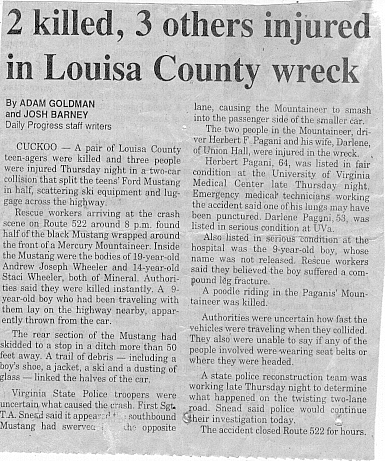 Newspaper Article