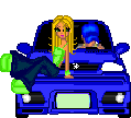 Gurl on boyfriend's car